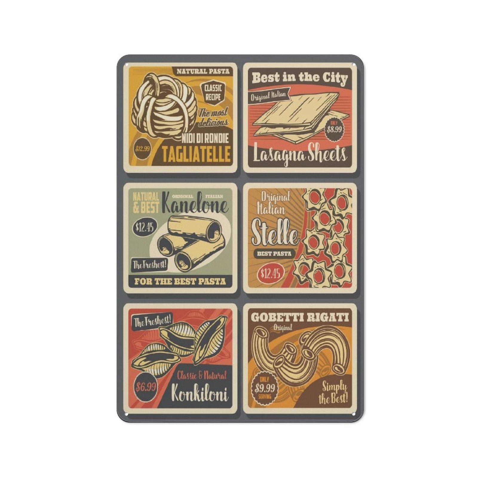 

1 шт. Вертикальная металлическая настенная табличка, жестяная вывеска 2030 см / 3040 см, деревенский винтажный декор для дома, гаража, кафе, бара, гостиной 20*30CM