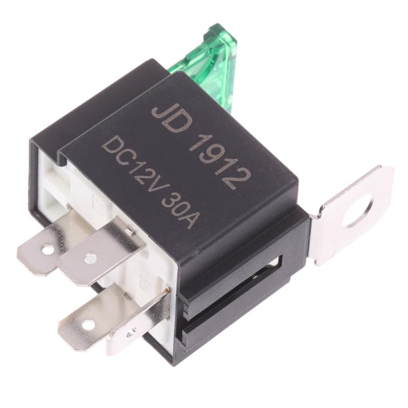 4/5 Pin SPST Fuse Relay For Car Truck Waterproof 12V 24V 30A Fuse Relay Switch With 14AWG 16 AWG Wire