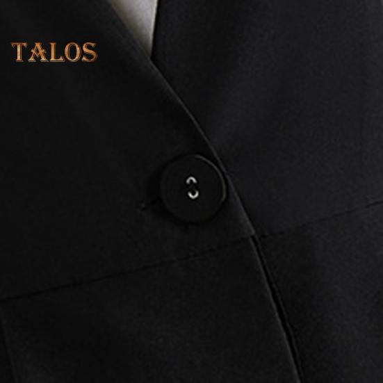 Lady Women Vest Coat Single Button Closure Sleeveless Pleated Ruffle Mesh Patchwork Slim Fit Suit Coat Solid Color Casual Daily Wear Waistcoat