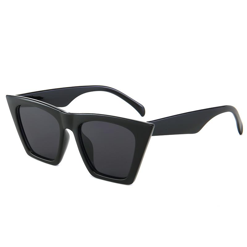 NWOGLSS 113003 New Fashion PC Cat Eye UV400 Women Sunglasses in Red Blue Gray Fashionable sunglasses