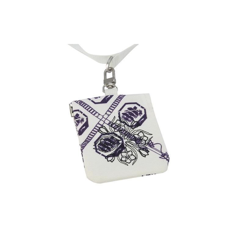 New LiNing Fabric Shoulder Bag, Crossbody Bag Regular Men's Vanilla White All Over Print ABDR556-2