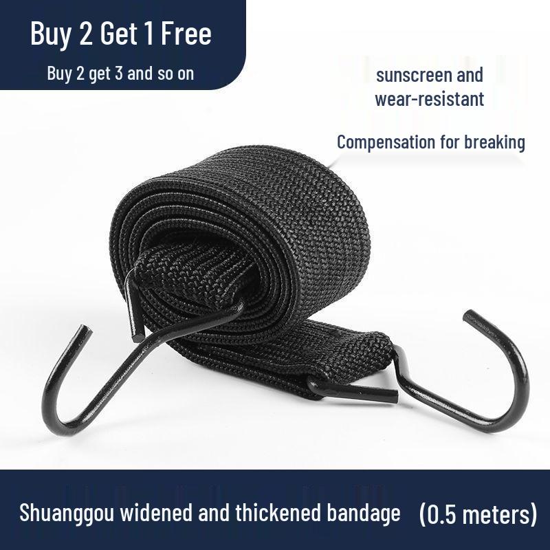 

High Elasticity Motorcycle Tie-Down Straps for Cargo & Luggage - Thickened & Widened Bungee Cord