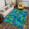 Colorful Geometric Block Pattern suitable as a non-slip mat for the living room or bedroom sofa