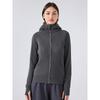 Winter Yoga Clothing Top Outdoor Sports Running Jacket Women Fall and Winter Fleece Cardigan Slim-Fit Hood Sweatshirt Women