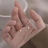 Versatile Fringe Chain Beaded Adjustable Ring for Women