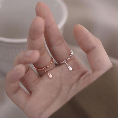 Versatile Fringe Chain Beaded Adjustable Ring for Women