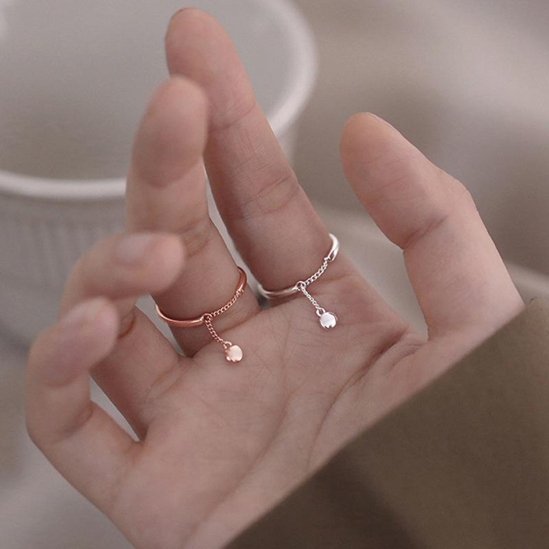 Versatile Fringe Chain Beaded Adjustable Ring for Women