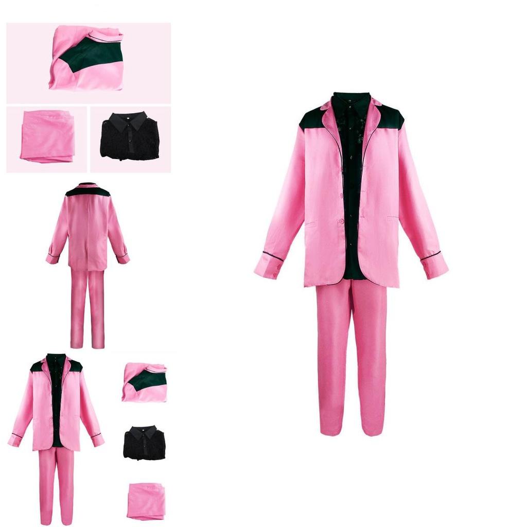 Authentic Elvis Presley Role-playing Outfit Coat With T-shirt Trousers