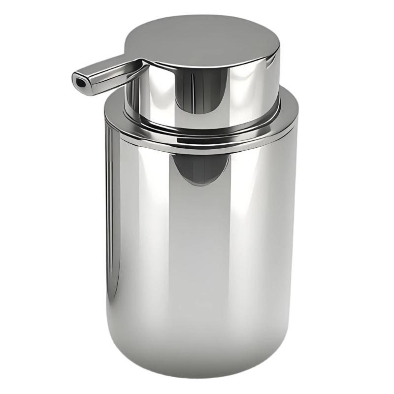 Stainless Steel Liquid Soap Dispenser Easy to Press Refillable Lotions Dispenser Bathroom Accessories Liquid Container