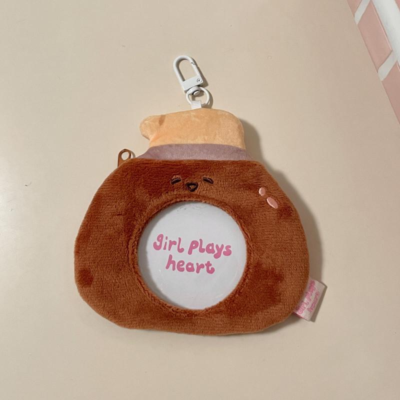 Kawaii Pudding Pins Storage Bags Cute Animal Plush Organizer for Women Cartoon Anime Doll Protective Bags Japan Style 2026 New