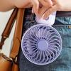 3-Speed Handheld Fan with Phone Holder Quiet USB Rechargeable Mini Personal Desk Fan Portable Travel Outdoor Summer Cooling Fan