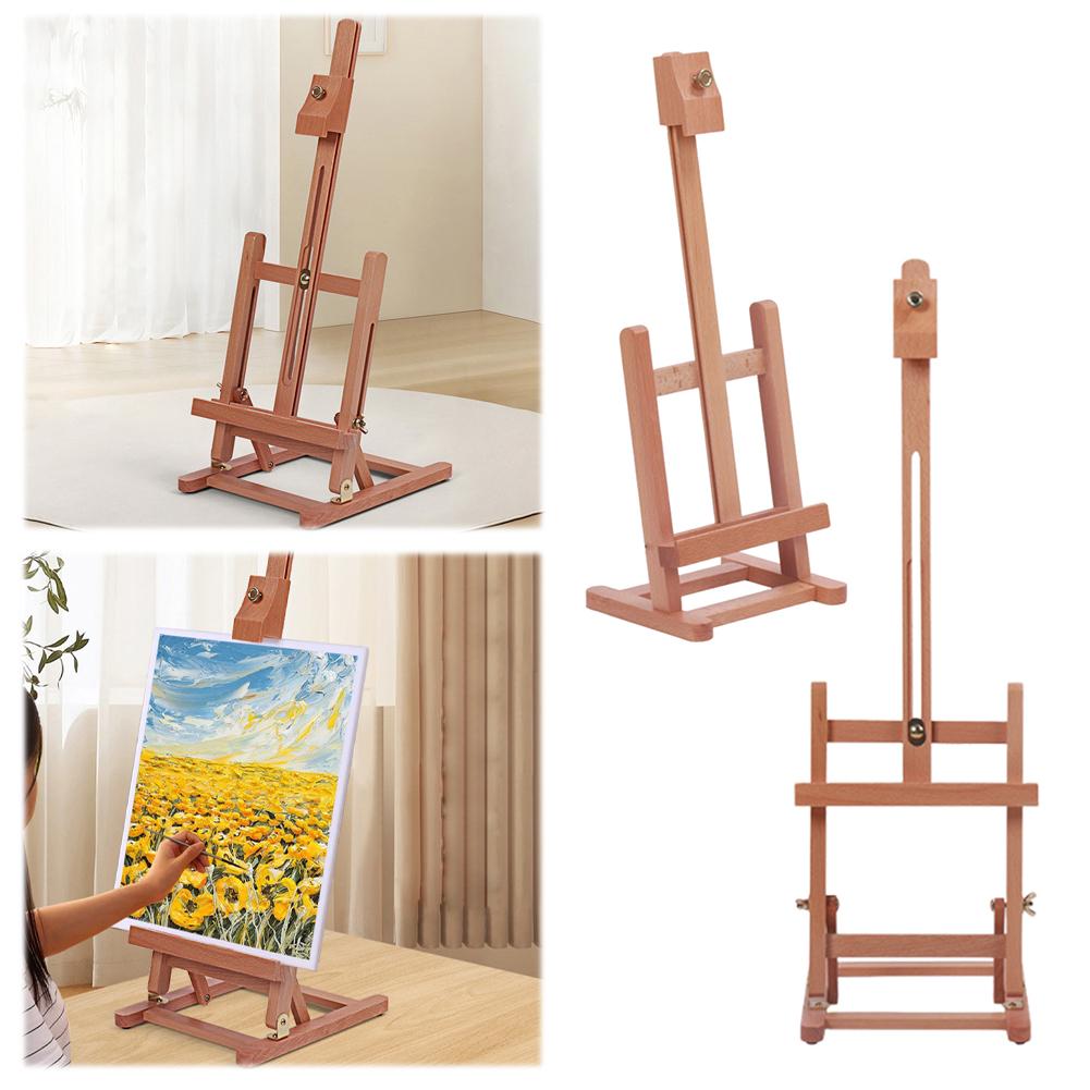 Tabletop Wooden Easel Studio Display Frame Portable Table Easel for Artist Beginners & Teens