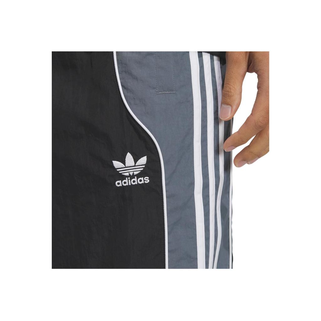 Adidas Originals Tracksuit Series Motorcore Bottoms Retro Sports Motorcycle Style Side Stripe Cuffed Loose Knit Pants Men Bottoms Black White JL8414