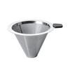 Reusable Stainless Steel Pour-Over Filter for Coffee Dripper | Paperless Filter Coffee Maker, Double-Layer Fine Mesh Coffee Strainer for Richer Coffee