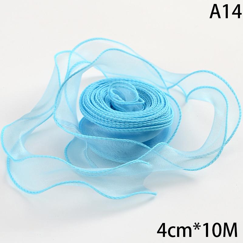 

10 м лента из пряжи «рыбий хвост» для украшения волос бантом своими руками, подарочный упаковочный материал, волнистые шелковые ленты, украшение