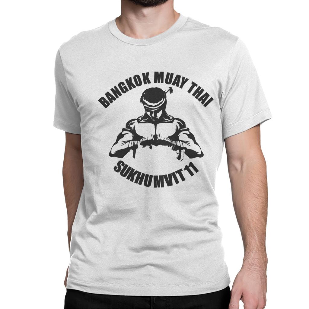 Bangkok Muay Thai Sukhumvit MMA für Männer Frauen T-Shirts Neuheit T-Shirt Kurzarm T-Shirts 100% Baumwolle Geschenkidee Oberteile