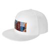 Fashion Toronto Canada City Flat Brim Sun Hat  Seaside Vacation Hat Womens