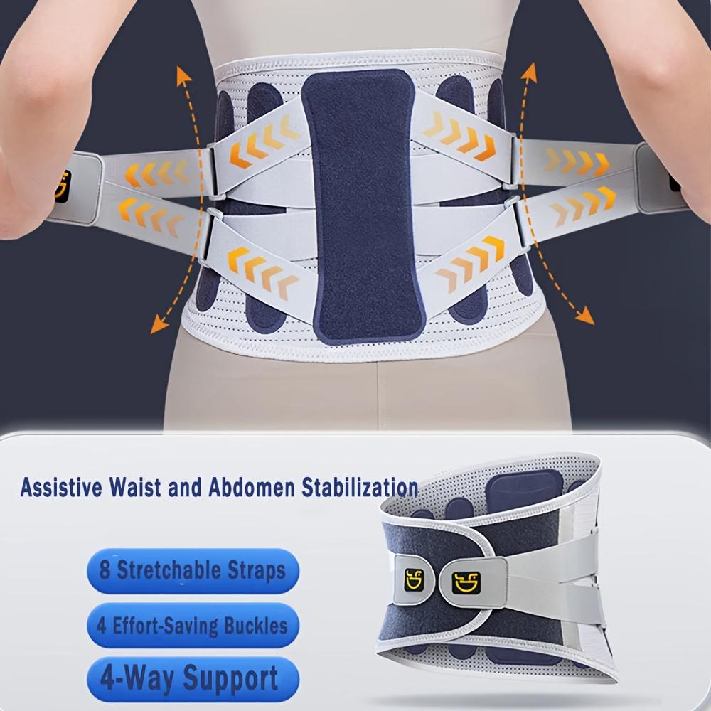 Adjustable Back Brace Support Belt For Lower Back Pain Relief Men Women Waist Lumbar Support Sciatica Scoliosis
