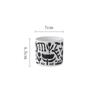 Creative Cylindrical Ceramic Flower Pot Gardening Decoration Succulent Plant Potted Flower Vase Interior Countertop Flower Pot