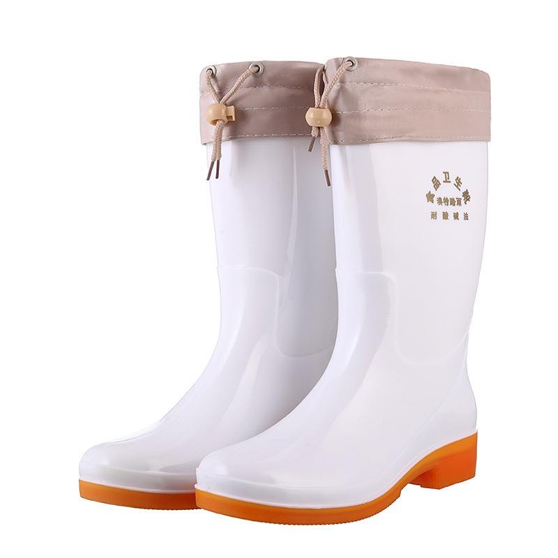 

3 женских средних велюровых резиновых сапога-трубы 1 обувь для охраны труда средние хлопковые резиновые сапоги трехзащитные 41