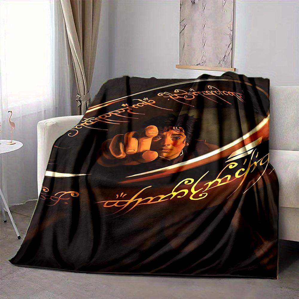 1 Stück Ein Ring Decke Leichte Flanelldecke für Sofa, Bett, Reisen, Camping, Wohnzimmer, Büro, Couch, Stuhl und Bett
