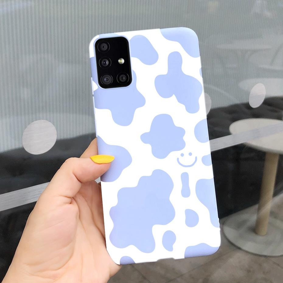 For Samsung Galaxy A51 5G SM-A516B Lovely Printing Jelly Phone Case Soft Silicone TPU Back Cover For Samsung A51 5G UW SM-A516V