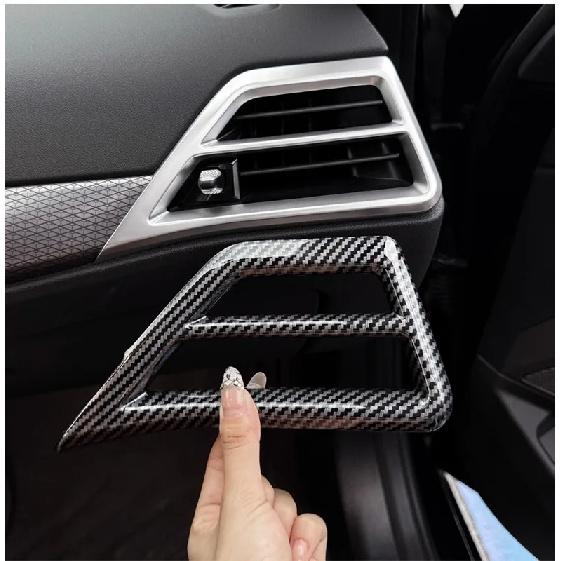 For BMW 2 3 4 Series G42 G20 G22 G23 G26 M3 G80 M4 G82 2024 Car Dashboard Panel Side Air Condition Vent Outlet Cover Trim