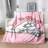 Simon'S Cat Flannel Blanket Soft Warm All-Season Throw, Design for Camping, Car Travel, Hiking Sofa, Bed, Office Perfect Gift for Parties