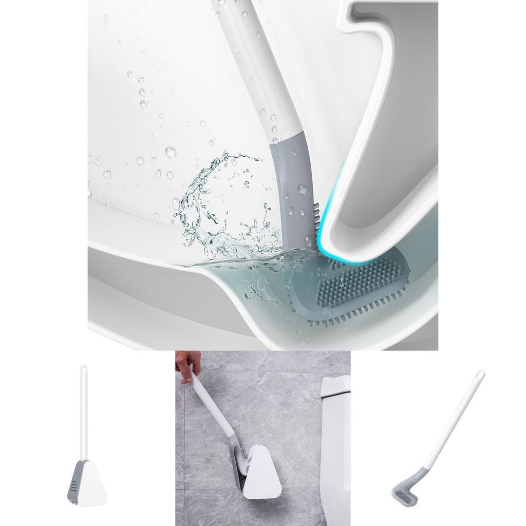 Toilet Brush For Golf Lovers Soft Rubber Bristles Extended Handle Leak-proof Base