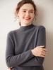 Women's Soft Cashmere Half-High Neck Sweater – Perfect for Daily Wear, Commuting, and Layering