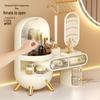 Large Capacity Dustproof Makeup Organizer Box for Women – Desktop Skincare Storage