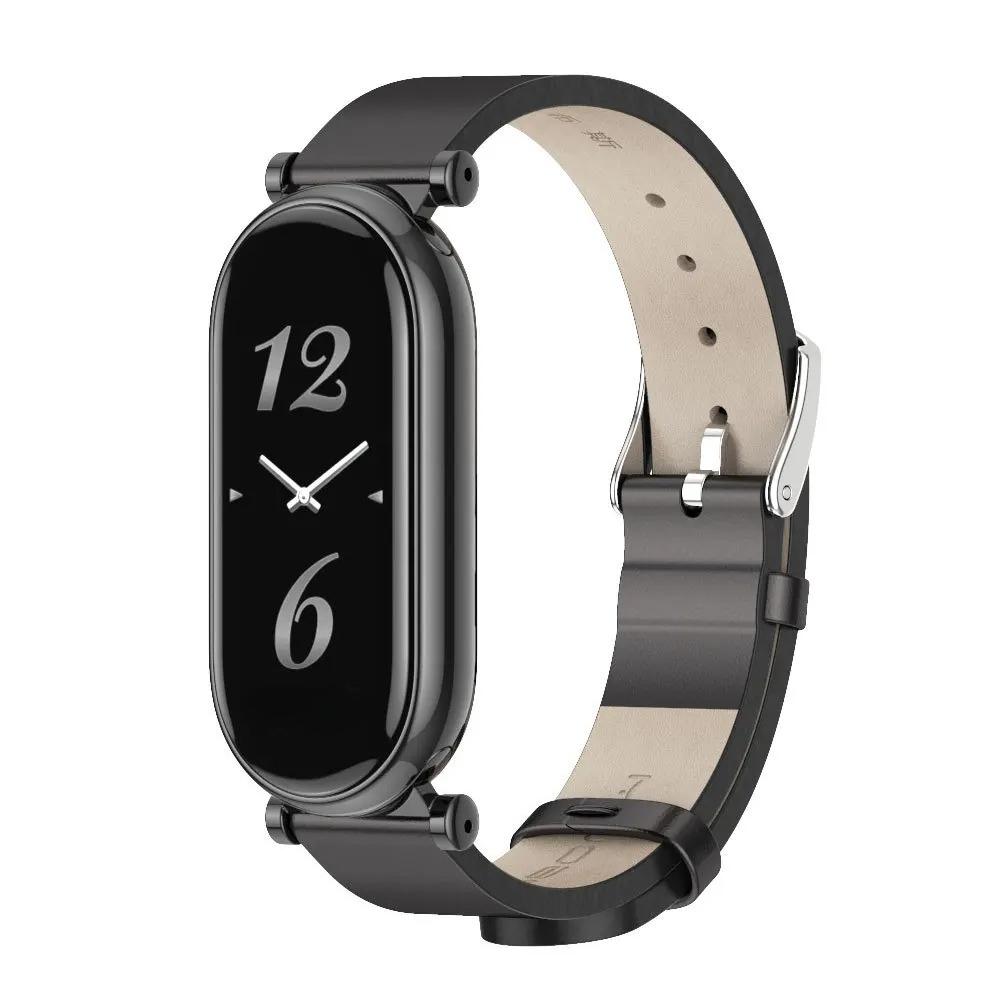 Lederarmband für Mi Band 10 9 8 Smart-Armband Kleines Handgelenkband Mädchen Damenband für Xiaomi Smart Band 8 9 10 Armbänder