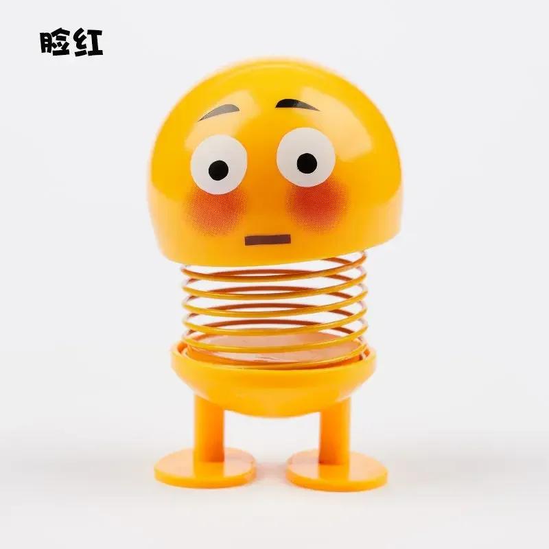 Cute Shaking Head Doll for Car - Fun Interior Ornament, Creative Sticker & Small Toy Accessory for Vehicle Dashboard Decoration