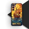Cover for Samsung Galaxy S24 S25 S23 FE Ultra Plus S7 Edge S25+ S23+ A56 5G Casing Phone Case Wallpaper Nami One Piece Luffy