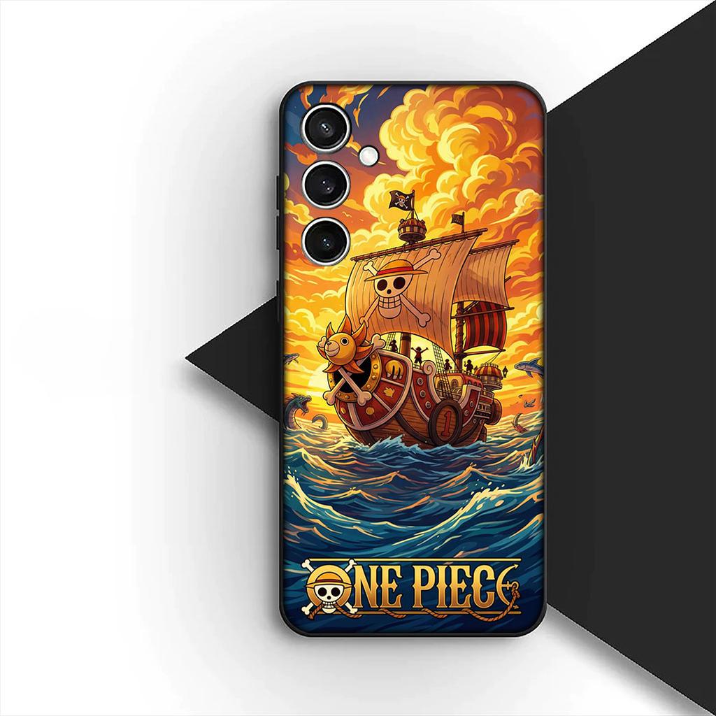 Cover for Samsung Galaxy S24 S25 S23 FE Ultra Plus S7 Edge S25+ S23+ A56 5G Casing Phone Case Wallpaper Nami One Piece Luffy