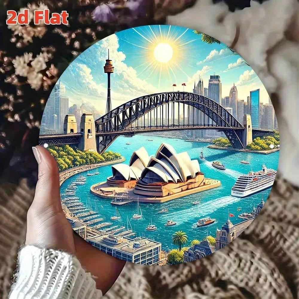 Vintage Metal Tin Sign Travel Enthusiast Gift Home Decor Wall Art