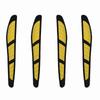 2/4pcs Edges Rearview Mirror Guard Strip Protector Anti-collision Sticker Fashion Cars Accessory