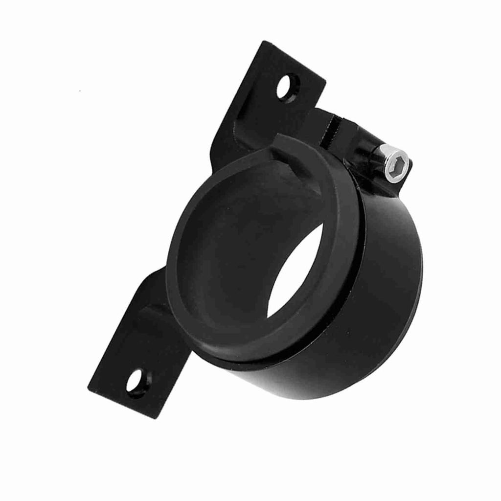 Aluminum Alloy 50mm Car Fuel Pump Mounting Bracket Single Filter Clamp Cradle Black
