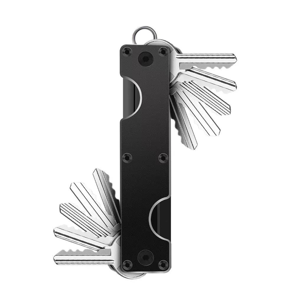 Organizator Breloc din Aliaj de Aluminiu cu Cap Dublu pentru 2-6 Chei