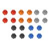 4PCS RC Wheel Hex Hub Aluminum Alloy 17mm RC Hub Nut Wheel Drive Hex Hub Adapter with Pins for Traxx