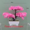 Plumosus Apargus Baker Plastic Faux Bonsai For Indoor Decoration Tabletop