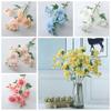 Silk Artificial Peony Bouquet Boho Style Peony Branch Realistic Silk Flower Party Decor