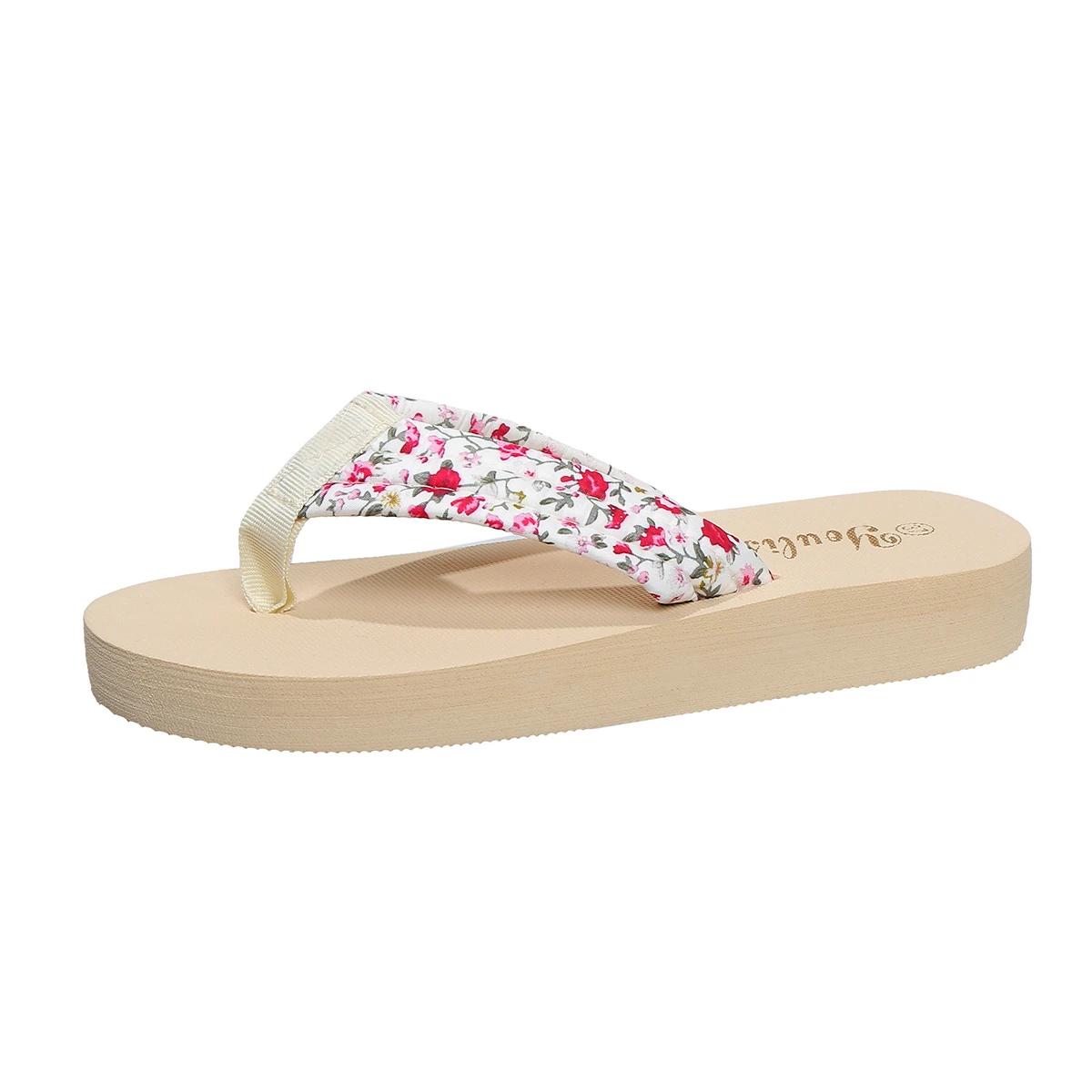 

2025 Модные женские шлепанцы Летние пляжные тапочки на платформе Повседневные уличные сандалии на танкетке Летняя женская обувь 45