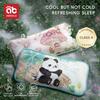 Children Sleeping Pillow For 0-6Y Kids Cartoon Panda Pillows Summer Breathable Cool Ice Silk Pillows Baby Bedding