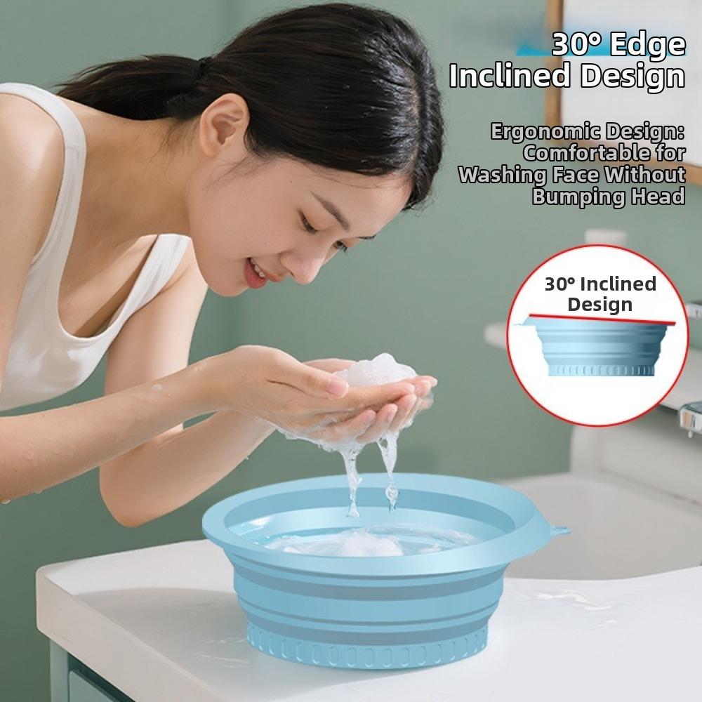 Foldable Facial Ice Bath Bowl Collapsible Design Cooling Facial Washing Basin Home Use