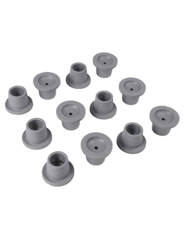 60mm Diameter Non-Slip Pads Rubber End Covers Easy To Install