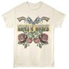 Guns N' Roses Roses And Guns Natural Music Shirt