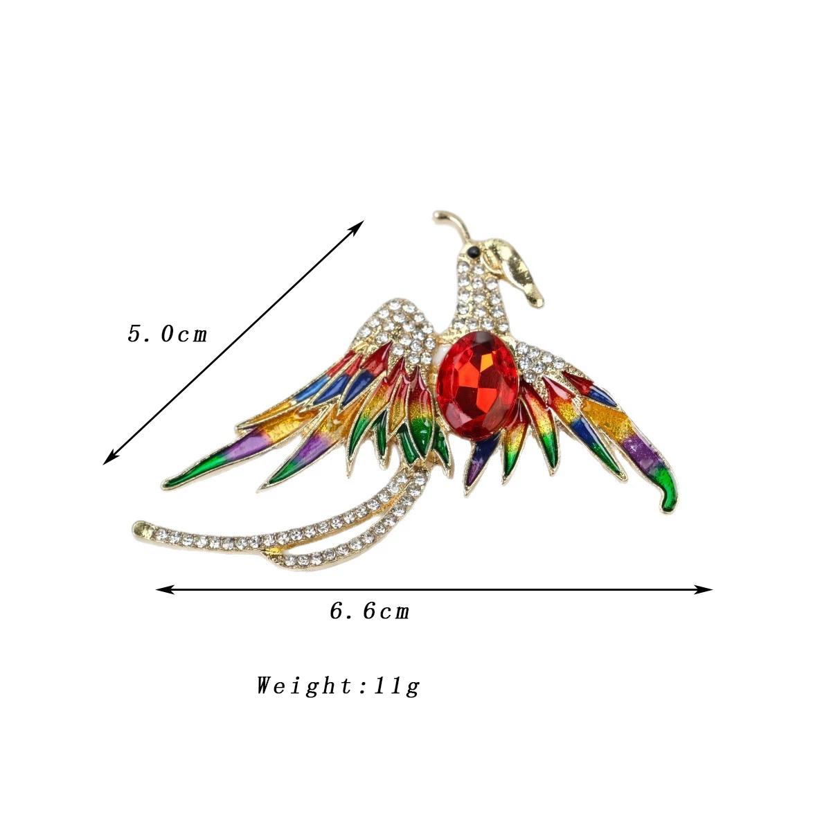 

Trendy Heart Dragonfly Peacock Flower Airplane Feather Butterfly Brooches Women Imitaiton Pearl Rhinestones Enamel Pins Zircon