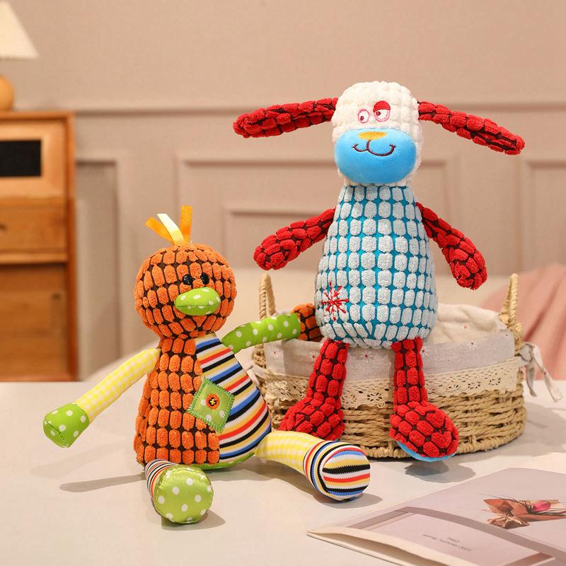 Soothing Series Dolls Cute Sheep Bird Duck Dog Soft Stuffed Plush Toys Plushies Animal Doll Kids Baby Gifts For Sleep Companion