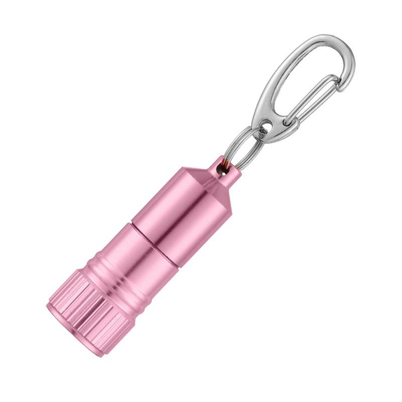 Tragbare Mini-LED-Taschenlampe Schlüsselanhänger Multifunktionale Taschenlampe Mini-Schlüsselring Outdoor-Wander-Camping-Taschenlampe
